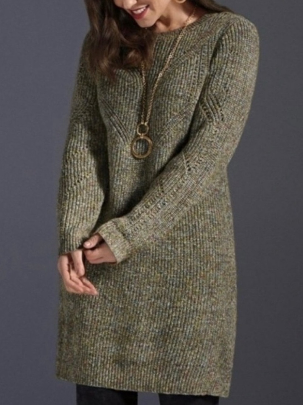 Green Cabi Sweater Dress